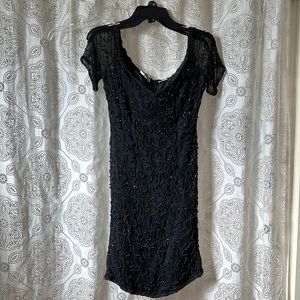 Beaded 80s party dress - Vintage 80s